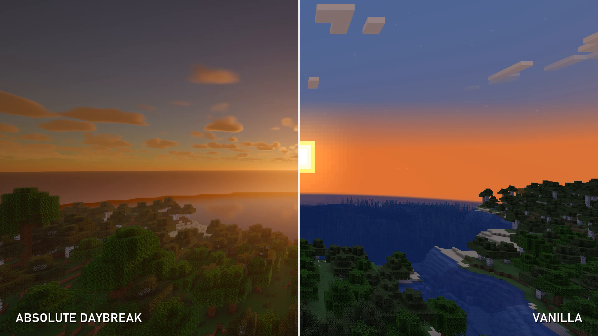 Sunrise – Vanilla vs. Absolute Daybreak